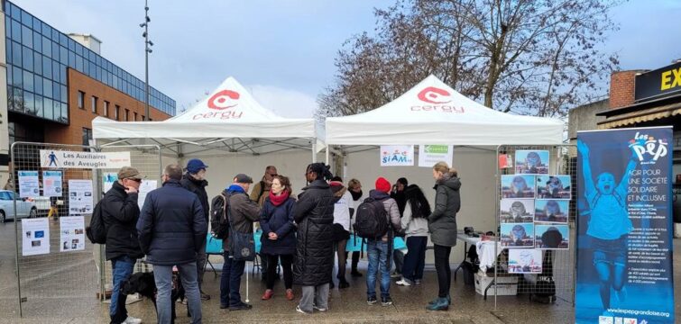 Le SIAM95 participe à la semaine dédiée au handicap à Cergy le 13 décembre 2023