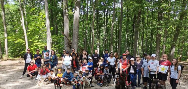 Activité cani-rando pour les jeunes du SIAM et de l’Ufolep